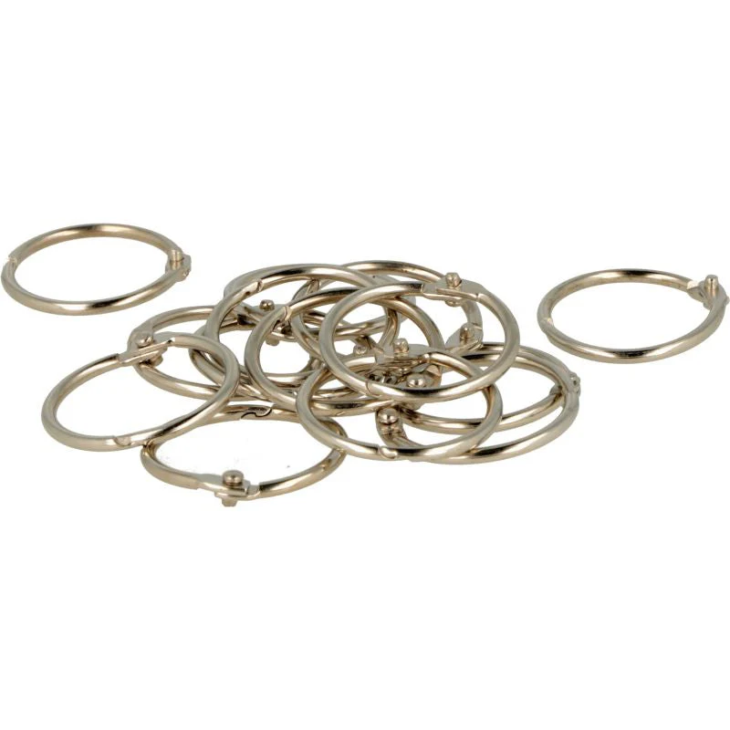 Bolsa 14 Anillas para Álbum y Encuadernar Plateadas 30 mm ARTEMIO - Image 4