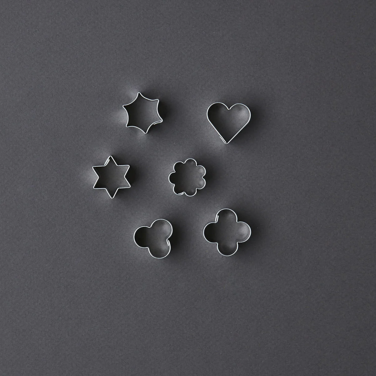 Cortadores Metal FIMO - Flores, Estrellas y Corazón - Image 3